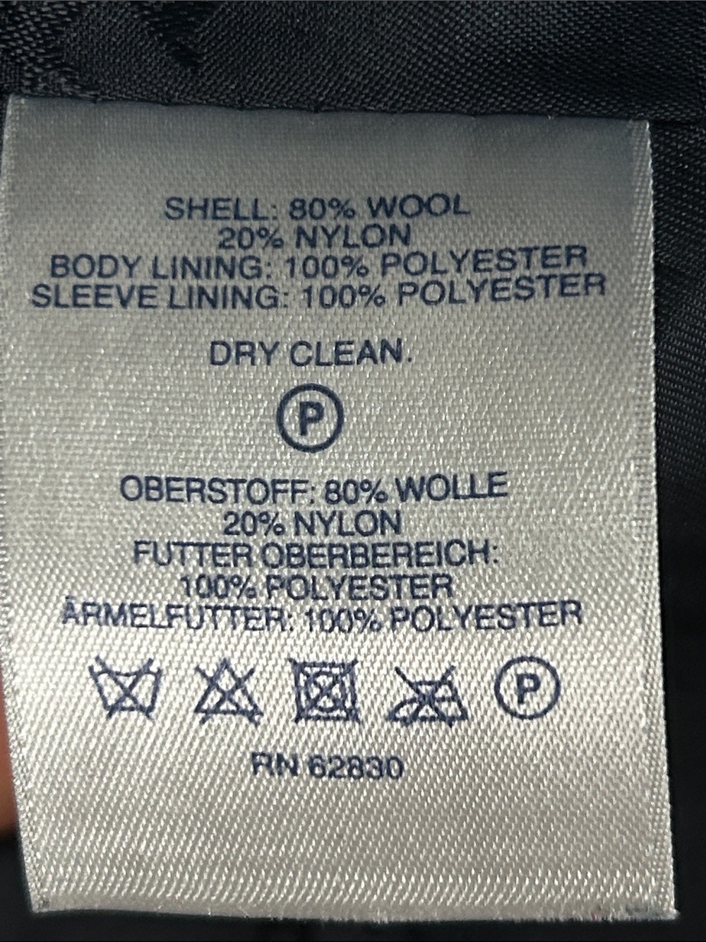 Lands' End Gray Double-Breasted Wool-Blend Peacoat - Picture 10 of 12